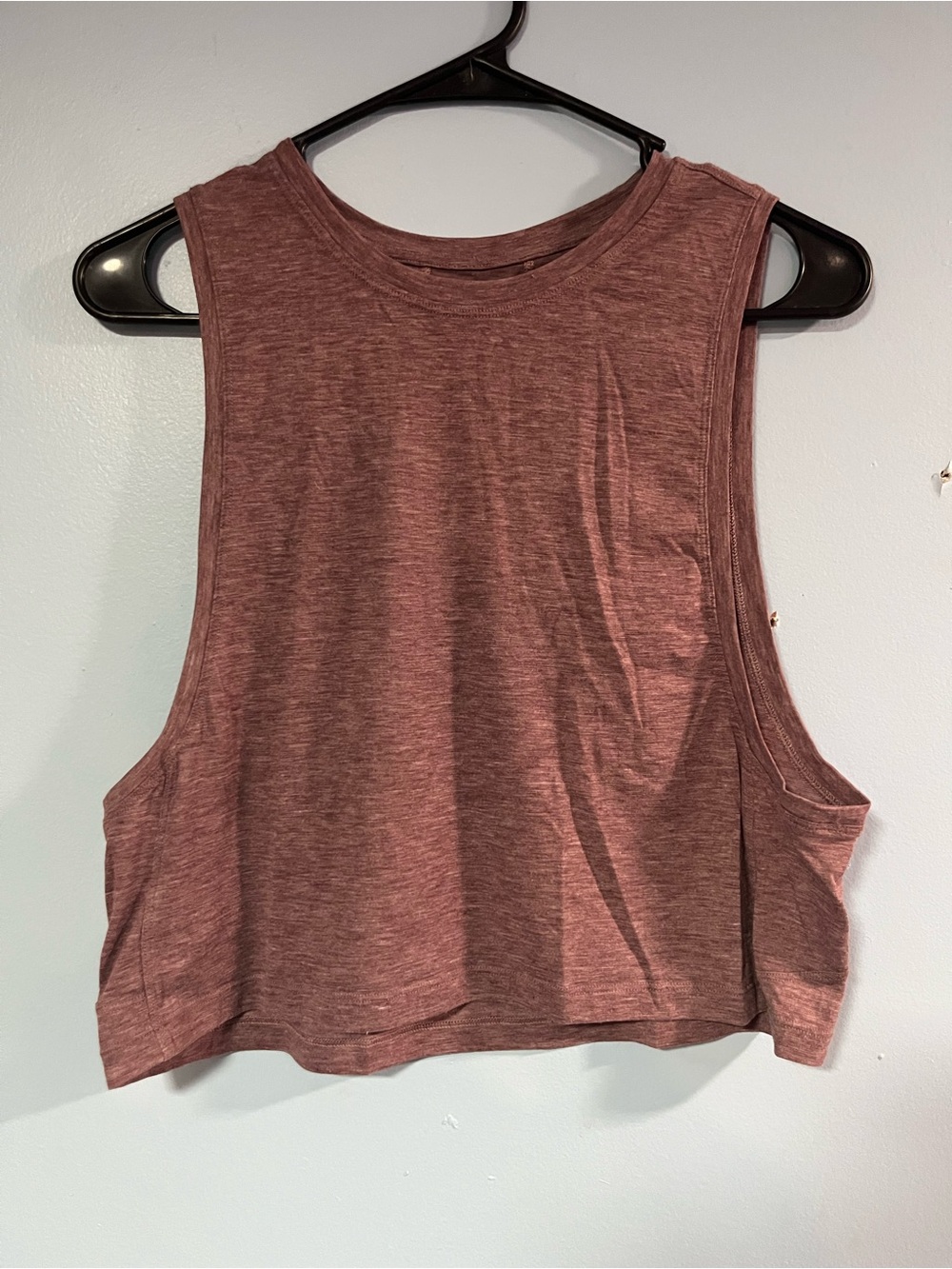 lululemon athletica Cropped Muscle Tank - Mauve Heather